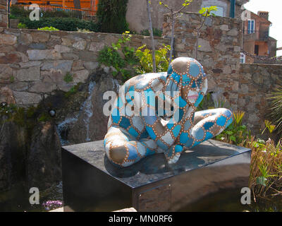 Rabarama scultura presso il village Gassin, Cote d'Azur, Dipartimento del Var, Provence-Alpes-Côte d'Azur, in Francia del Sud, Francia, Europa Foto Stock