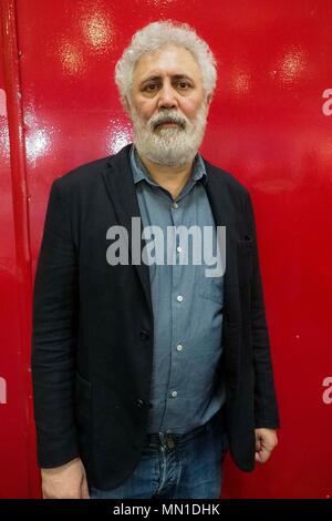 Torino, Italia. Il 12 maggio 2018. Torino.Francesco Piccolo alla Fiera del libro. Nella foto: Francesco Piccolo Credito: Indipendente Agenzia fotografica/Alamy Live News Foto Stock