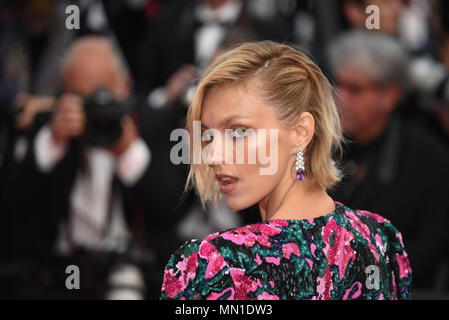 Cannes, Francia. 13 Maggio, 2018. 13 maggio 2018 - Cannes, Francia: Anja Rubik assiste il 'Sinchiostro o nuotare' premiere durante la settantunesima Cannes film festival. Credito: Fotografia Idealink/Alamy Live News Foto Stock