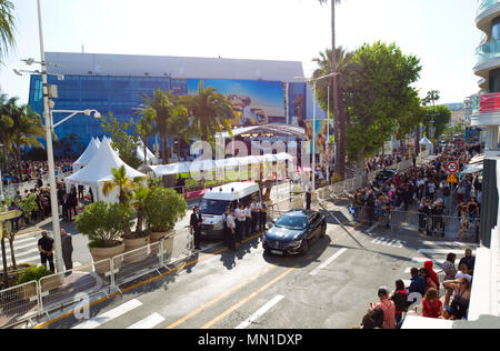 Cannes, Francia. Il 12 maggio 2018. Cannes, Francia - 12 Maggio 2018: Cannes Film Festival atmosfera | Utilizzo di credito in tutto il mondo: dpa/Alamy Live News Foto Stock