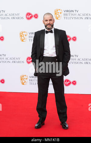 Londra, Regno Unito. 13 maggio 2018. Fred Sirieix assiste la Vergine TV British Academy televisione cerimonia di premiazione presso la Royal Festival Hall. Credito: Wiktor Szymanowicz/Alamy Live News. Foto Stock