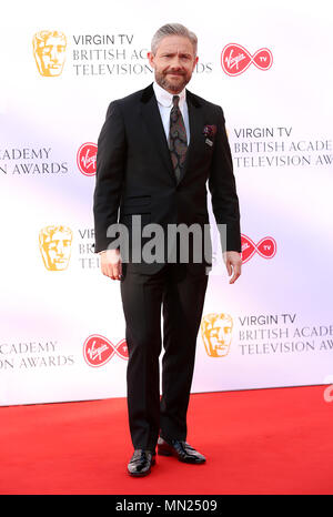 Martin Freeman frequentando la Vergine TV British Academy Awards televisione 2018 tenutasi presso la Royal Festival Hall, Southbank Centre di Londra. Stampa foto di associazione. Picture Data: domenica 13 maggio, 2018. Vedere PA storia SHOWBIZ BAFTA. Foto di credito dovrebbe leggere: Isabel Infantes/PA FILO Foto Stock