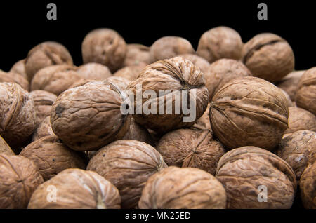 Noce naturale nel guscio. Foto Stock
