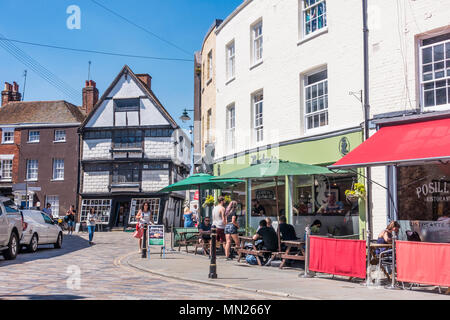 Il Borough,Re miglio, Canterbury,Kent,Inghilterra Foto Stock