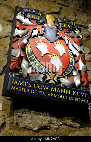 James Gow Mann KCVO padrone di Armouries 1939 -1962 - Torre di Londra Foto Stock
