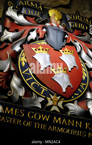 James Gow Mann KCVO padrone di Armouries 1939 -1962 - Torre di Londra Foto Stock