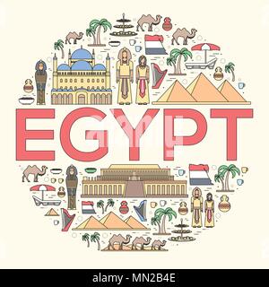 Set di architettura, la gente, la cultura e le icone del concetto di sfondo. Infographics modello di progettazione per il web e mobile. Su linee sottili style Illustrazione Vettoriale