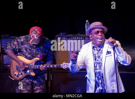 Corey Glover (voce) e Vernon Reid (chitarra), dal Living Colour Foto Stock