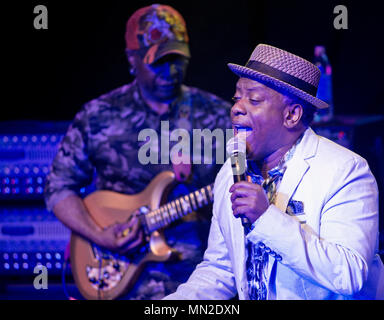 Corey Glover (voce) e Vernon Reid (chitarra), dal Living Colour Foto Stock