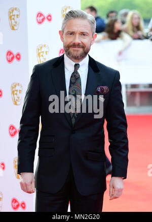 Martin Freeman frequentando la Vergine TV British Academy Awards televisione 2018 tenutasi presso la Royal Festival Hall, Southbank Centre di Londra. Foto Stock