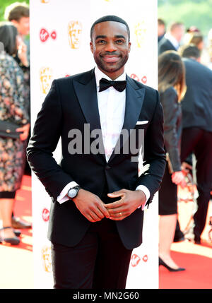 Ore Oduba frequentando la Vergine TV British Academy Awards televisione 2018 tenutasi presso la Royal Festival Hall, Southbank Centre di Londra. Foto Stock