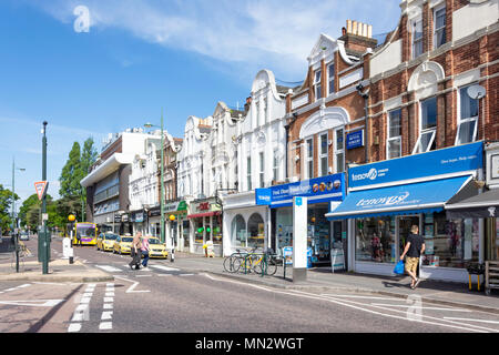Poole Road, Westbourne, Bournemouth Dorset, England, Regno Unito Foto Stock