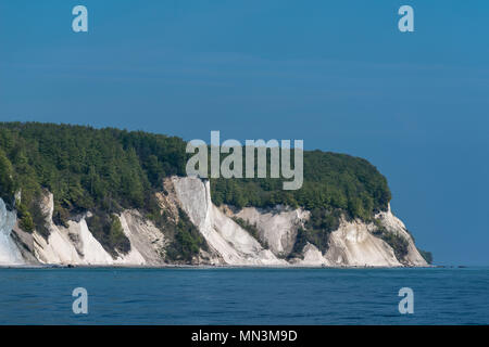 Bianco gesso costa, isola di Rügen, Mar Baltico, Meclenburgo-Pomerania Occidentale, Germania, Europa Foto Stock