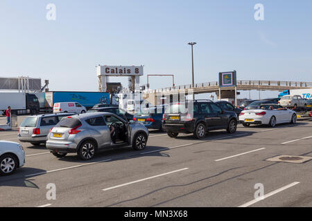 Terminale di Calais, Francia Foto Stock