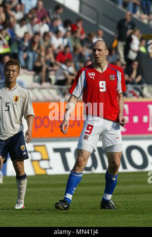 Jan KOLLER della Repubblica ceca durante il Internatinal amichevole tra Repubblica Ceca 0-1 Giappone a TYOTA Arena, Praga, Repubblica Ceca il 28 aprile 2004. Credito: AFLO SPORT/Alamy Live News Foto Stock