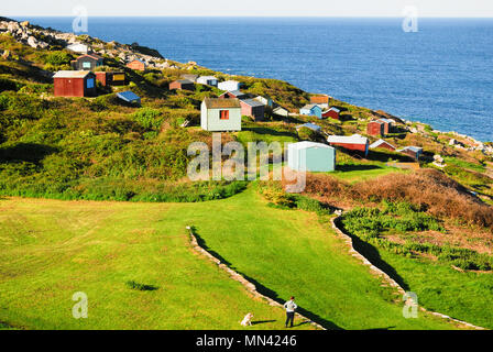 Isola di Portland. 14 maggio 2018. La settimana inizia con una chiara e soleggiato su Chesil Beach, isola di Portland Credit: stuart fretwell/Alamy Live News Foto Stock