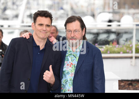 14 maggio 2018 - Cannes, Francia: Matt Dillon e Lars Von Trier frequentare il 'la casa che Jack costruita' photocall durante la settantunesima Cannes film festival. Foto Stock