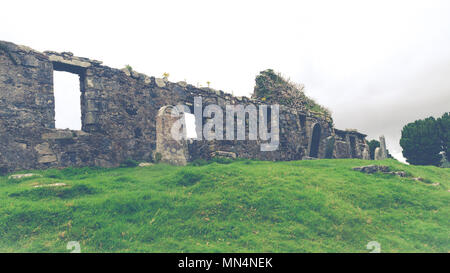 Antica Chiesa di Cill Chriosd presso l'Isola di Skye in Scozia Foto Stock