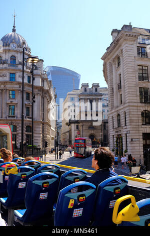 Queen Victoria Street London Foto Stock