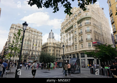 Plaza de Callao, Madrid Foto Stock