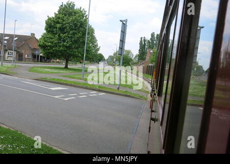 Beaudesert era il nome di un motore diesel che tirato i carrelli a Leighton Buzzard linea a scartamento ridotto su 13 Maggio 2018 Foto Stock