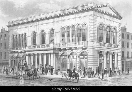 ST JAMES'S BAZAAR. Ora 10 St James Street & 20-21 King Street. DUGDALE c1840 Foto Stock