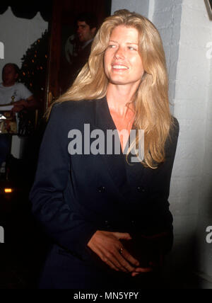 WEST HOLLYWOOD, CA - 06 agosto: Fawn Hall assiste " Due Jakes' party a Chasen su Agosto 6, 1990 in West Hollywood, California. Foto di Barry re/Alamy Stock Photo Foto Stock