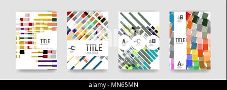 Set di copertina della brochure dei modelli. Serie di brochure del vettore i modelli di copertura Illustrazione Vettoriale