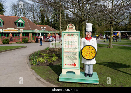 Frederick's di Chesterfield Cafe in Queens Park, Chesterfield, Derbyshire Foto Stock