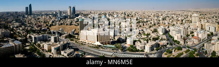 Vista panoramica sul nuovo Amman Foto Stock