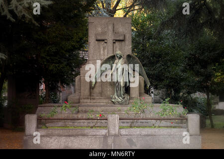 Cimitero Monumentale di Milano, Italia. Foto Stock