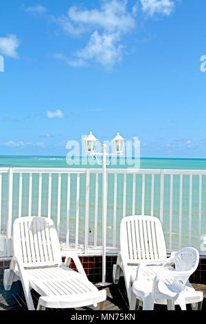 Spiaggia di La Bessa, Cabo Branco, João Pessoa, Paraiba, Brasile Foto Stock