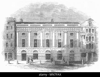 INDIA. Antica East India House, 1716 1845 antique vintage delle immagini di stampa Foto Stock