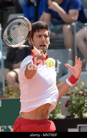 Foro Italico, Roma, Italia. 14 Maggio, 2018. Italian Open Tennis; Novak Djokovic versus alexandr dolgopolov Credito: Azione Sport Plus/Alamy Live News Foto Stock