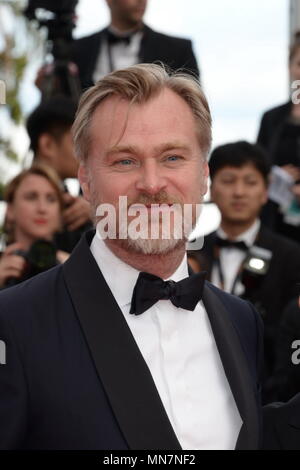 Cannes, Francia. 13 Maggio, 2018. CANNES, Francia - 13 Maggio: Direttore Christopher Nolan frequentare lo screening di "2001: Odissea nello spazio" davanti al 'Sinchiostro o nuotare (Le Grand Bain)' Premiere durante la settantunesima annuale di Cannes Film Festival presso il Palais des Festivals il 13 maggio 2018 a Cannes, Francia. Credito: Federico Injimbert/ZUMA filo/Alamy Live News Foto Stock