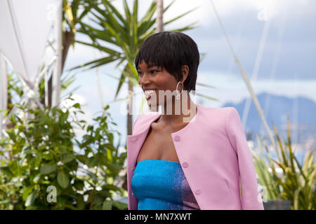 Cannes, Francia. 15 Maggio, 2018. Damaris Lewis presso l'Blackkklansman (nero Klansman) Pellicola fotografica chiamata al momento della settantunesima Cannes Film Festival, martedì 15 maggio 2018, Cannes, Francia. Photo credit: Doreen Kennedy Credit: Doreen Kennedy/Alamy Live News Foto Stock