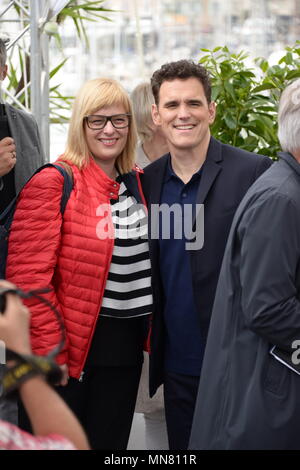 Cannes, Francia. 14 Maggio, 2018. CANNES, Francia - 14 Maggio: Bettina Brokemper e attore Matt Dillon partecipare a "La casa che Jack costruita' Photocall durante la settantunesima annuale di Cannes Film Festival presso il Palais des Festivals il 14 maggio 2018 a Cannes, Francia. Credito: Federico Injimbert/ZUMA filo/Alamy Live News Foto Stock