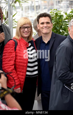 Cannes, Francia. 14 Maggio, 2018. CANNES, Francia - 14 Maggio: Bettina Brokemper e attore Matt Dillon partecipare a "La casa che Jack costruita' Photocall durante la settantunesima annuale di Cannes Film Festival presso il Palais des Festivals il 14 maggio 2018 a Cannes, Francia. Credito: Federico Injimbert/ZUMA filo/Alamy Live News Foto Stock