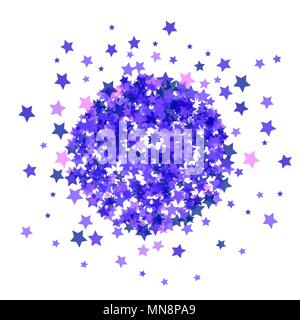 Blue Star isolato di Burst Illustrazione Vettoriale