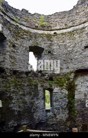 Il castello di Dolbadarn: Castello Dolbadarn rovine, Llanberris, Snowdonia, Galles, Gran Bretagna. Foto Stock