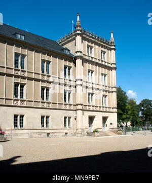 Schloss Ehrenburg castello Coburg, Alta Franconia, Baviera, Germania, Foto Stock