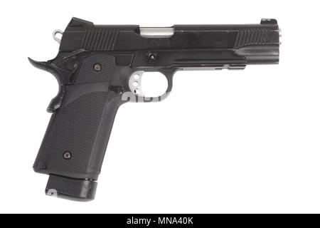 Governo colt m1911 - Pistola ad aria compressa isolato su bianco Foto Stock