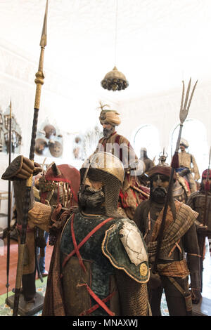 Museo Stibbert di Firenze - Firenze - Interni - Ottomano Camera Armor Foto Stock