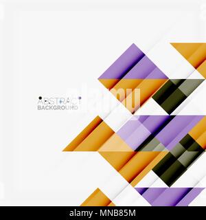 Triangolo design pattern di sfondo. Triangolo design pattern di sfondo. Vettore o business technology modello di presentazione, brochure o volantini pattern, o geometrico banner web Illustrazione Vettoriale