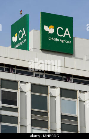 Credito Agricola - CA- Bank, Lisbona, Portogallo Foto Stock