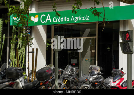 Credito Agricola - CA - filiale di banca, Lisbona, Portogallo Foto Stock