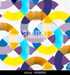 Gli anelli colorati su sfondo grigio, moderno disegno geometrico design. Gli anelli colorati su sfondo grigio, moderno disegno geometrico design. Business del vettore o la tecnologia di presentazione del modello di progettazione, brochure o volantini pattern, o geometrico banner web Illustrazione Vettoriale