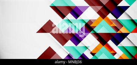 Triangolo design pattern di sfondo. Triangolo design pattern di sfondo. Vettore o business technology modello di presentazione, brochure o volantini pattern, o geometrico banner web Illustrazione Vettoriale