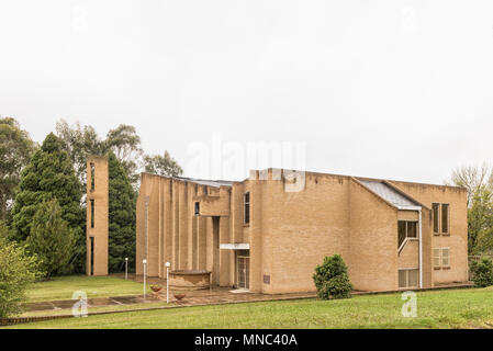 MOOI RIVER, SUD AFRICA - 22 Marzo 2018: la chiesa olandese riformata in Mooi River, nel Kwazulu-Natal Midlands Foto Stock