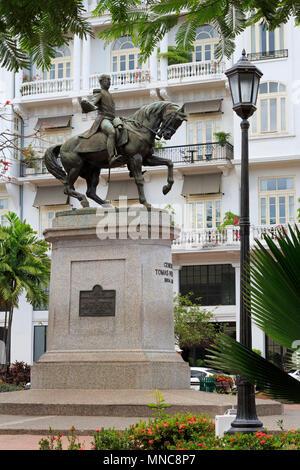 Herrera monumento, Città Vecchia, Panama City, Panama America Centrale Foto Stock